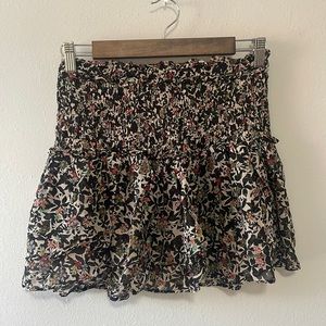ZARA floral skirt
